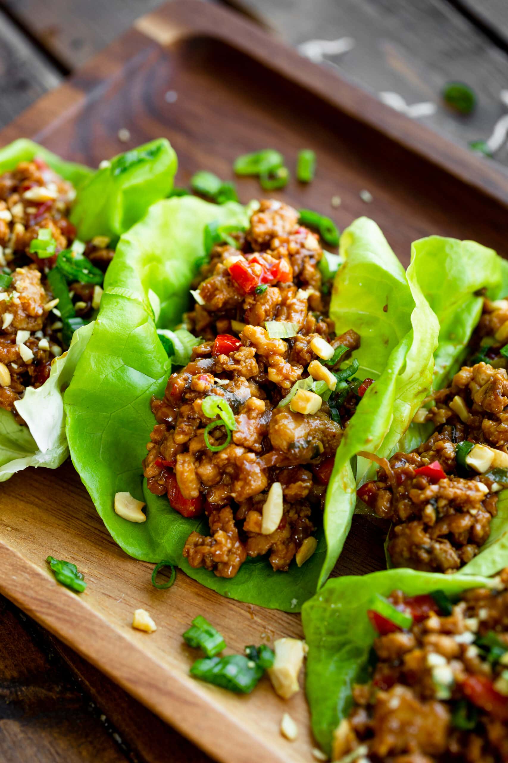 Minute Thai Peanut Turkey Lettuce Wraps: Better Than Takeout